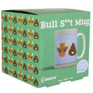 Paladone Funny Bull Sh*t Coffee Mug - NEW IN BOX